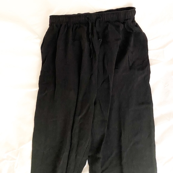 Black Wide-Leg Pants - Picture 3 of 11